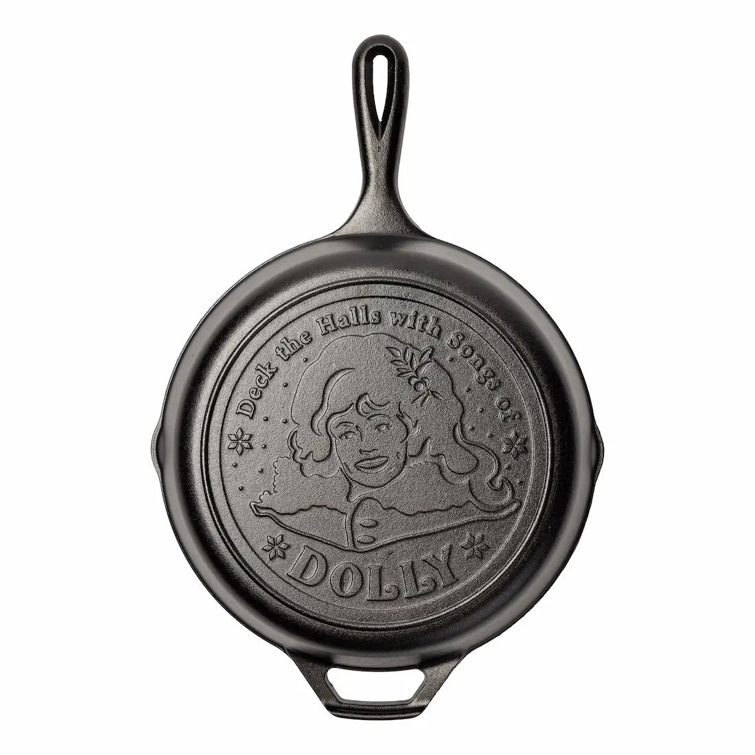 10.25 Inch Dolly Parton Skillet. Deck The Halls - Image 2