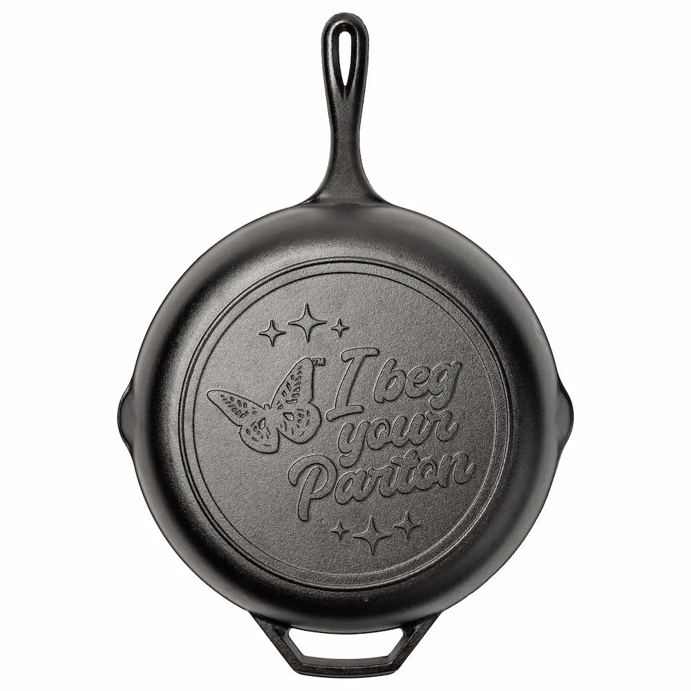 12 Inch Chef Collection Dolly Parton Skillet. I Beg Your Parton - Image 2