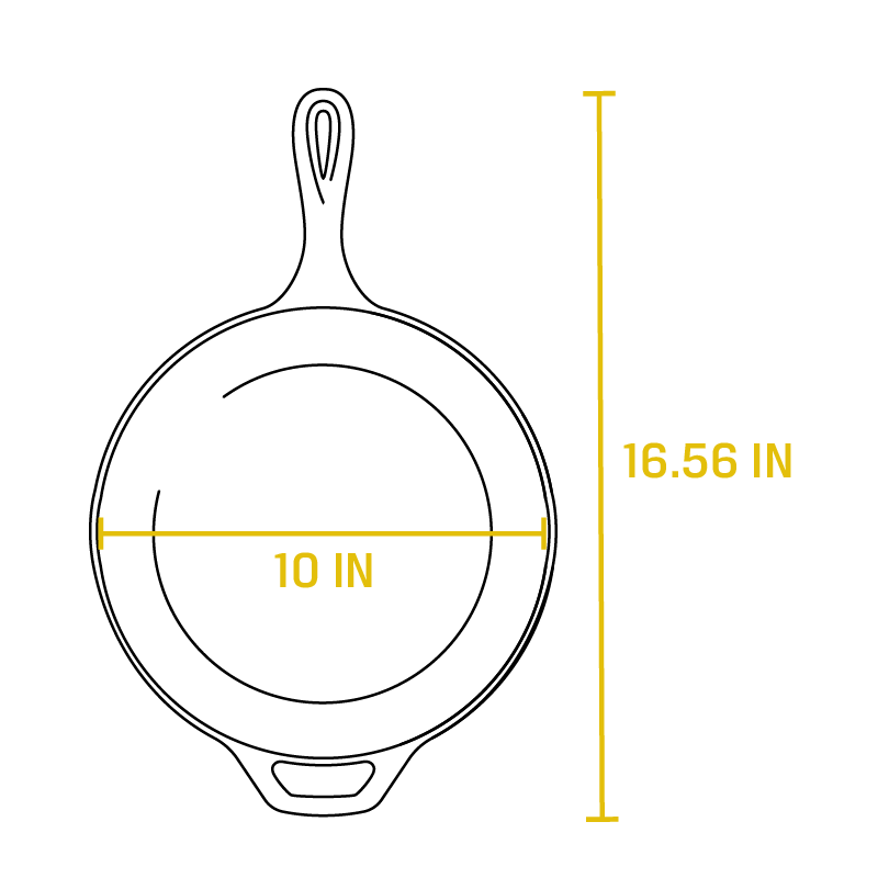 Cast Iron Deep Skillet - Image 4