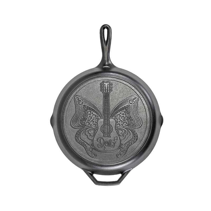 12 Inch Love is Like a Butterfly Dolly Parton Skillet - Image 2