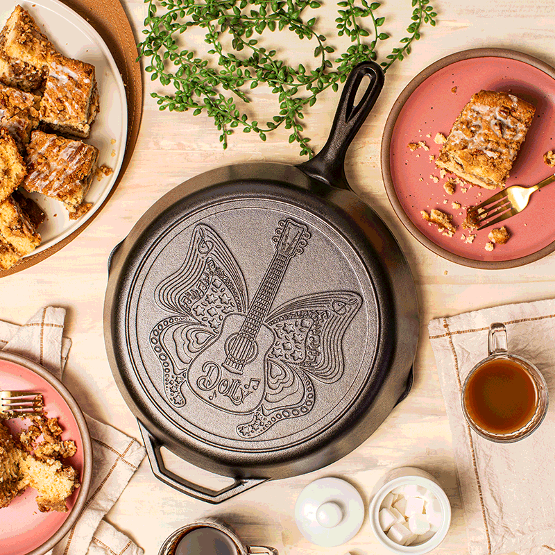 12 Inch Love is Like a Butterfly Dolly Parton Skillet - Image 7