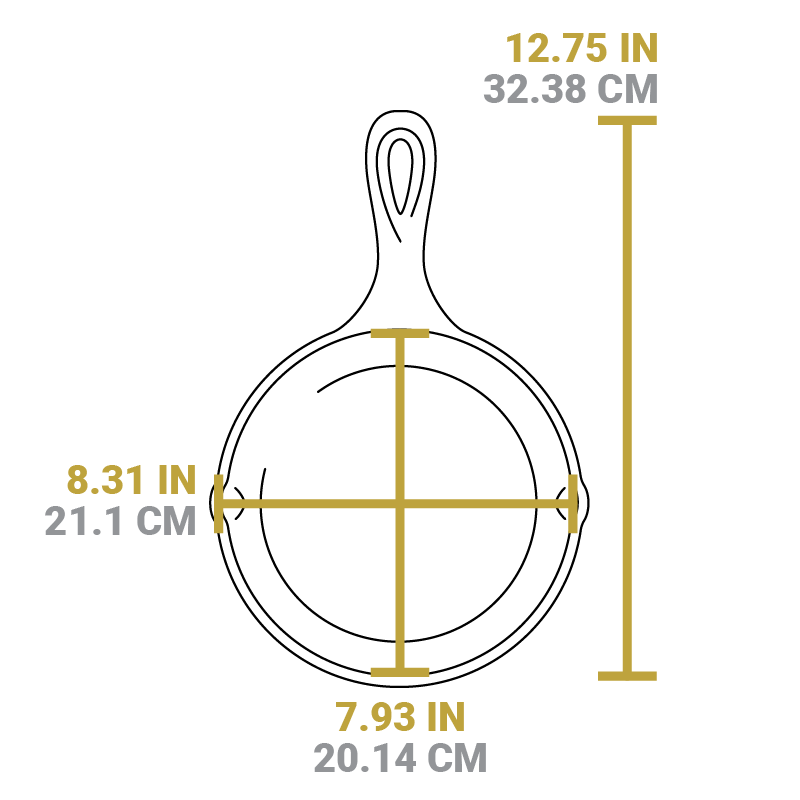 Essential Seasoned Cast Iron Skillet Set - Image 9