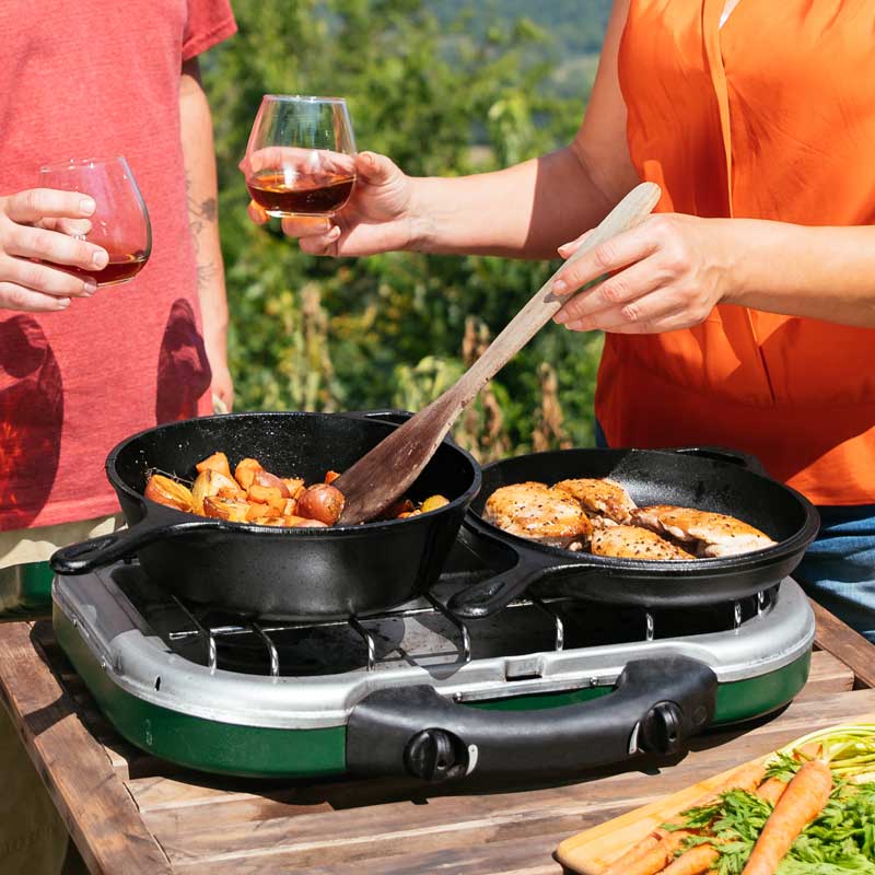 Seasoned Cast Iron Combo Cooker - Image 8
