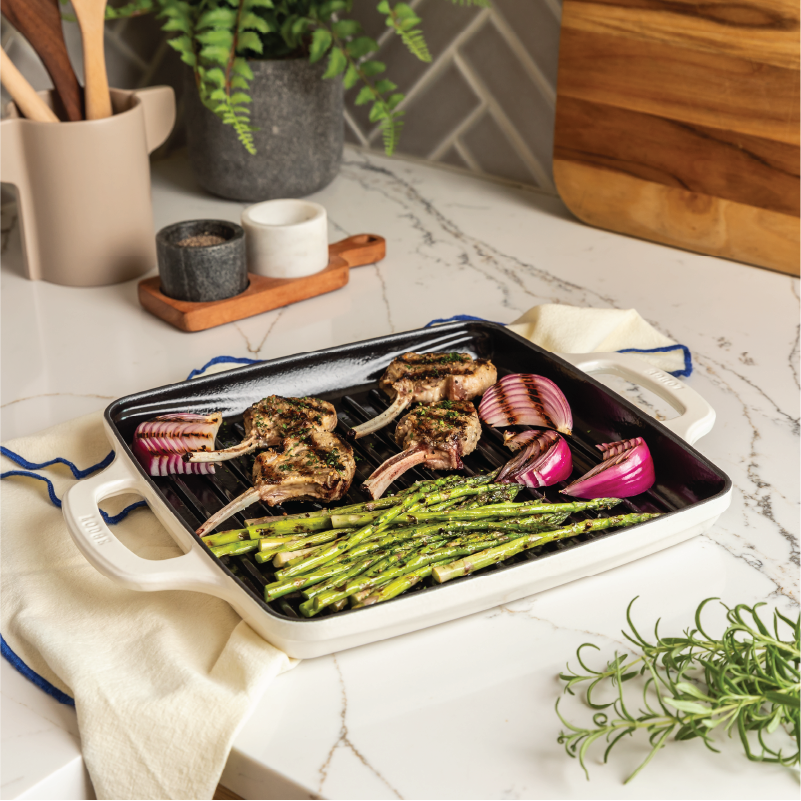 USA Enamel 11 Inch Enameled Cast Iron Grill Pan - Image 27