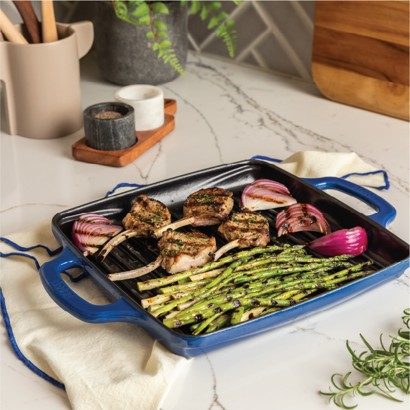 USA Enamel 11 Inch Enameled Cast Iron Grill Pan - Image 13
