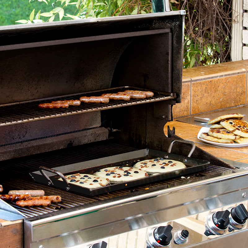 18 x 10 Inch Seasoned Carbon Steel Griddle? - Image 2