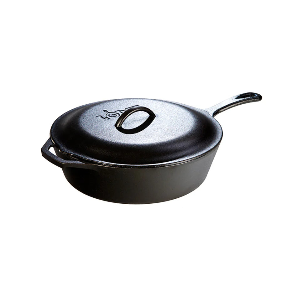 Cast Iron Covered Deep Skillet - Image 34